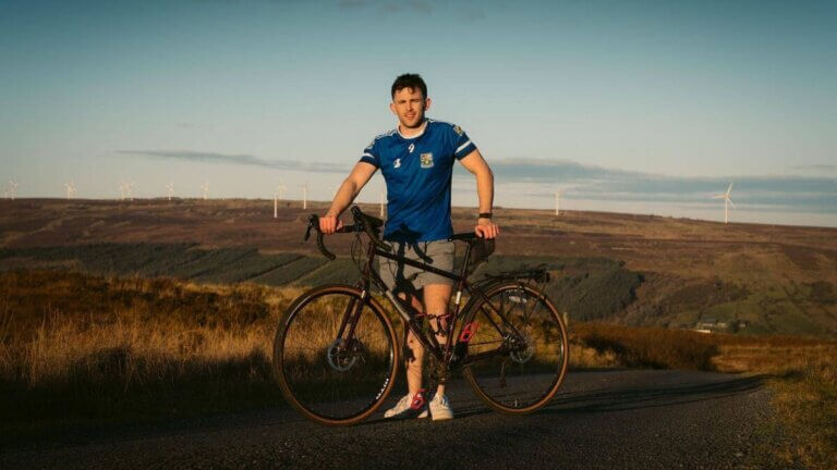 Fergal Guihen, who completed an incredible 23,000 km fundraising cycle from Roscommon to the Sydney Opera House, is one of our two Global Brand Ambassadors