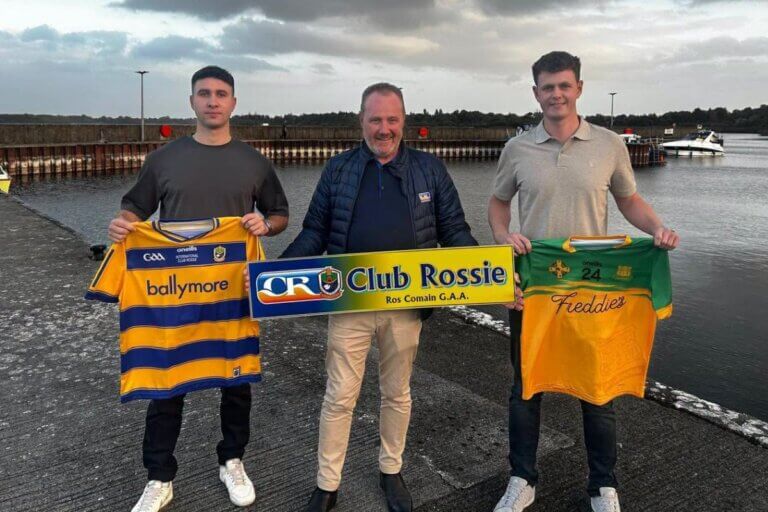 Tulsk natives Gerry Galvin and Ryan Donoghue, representatives of Padraig Pearses GAC Melbourne, were our first Club Rossie International member from Australia.